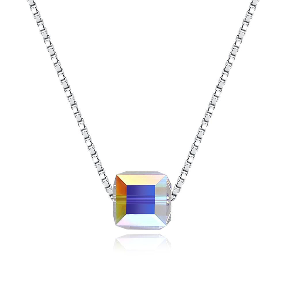 Sterling Silver Aurora Borealis Elements Necklace- Two Options
