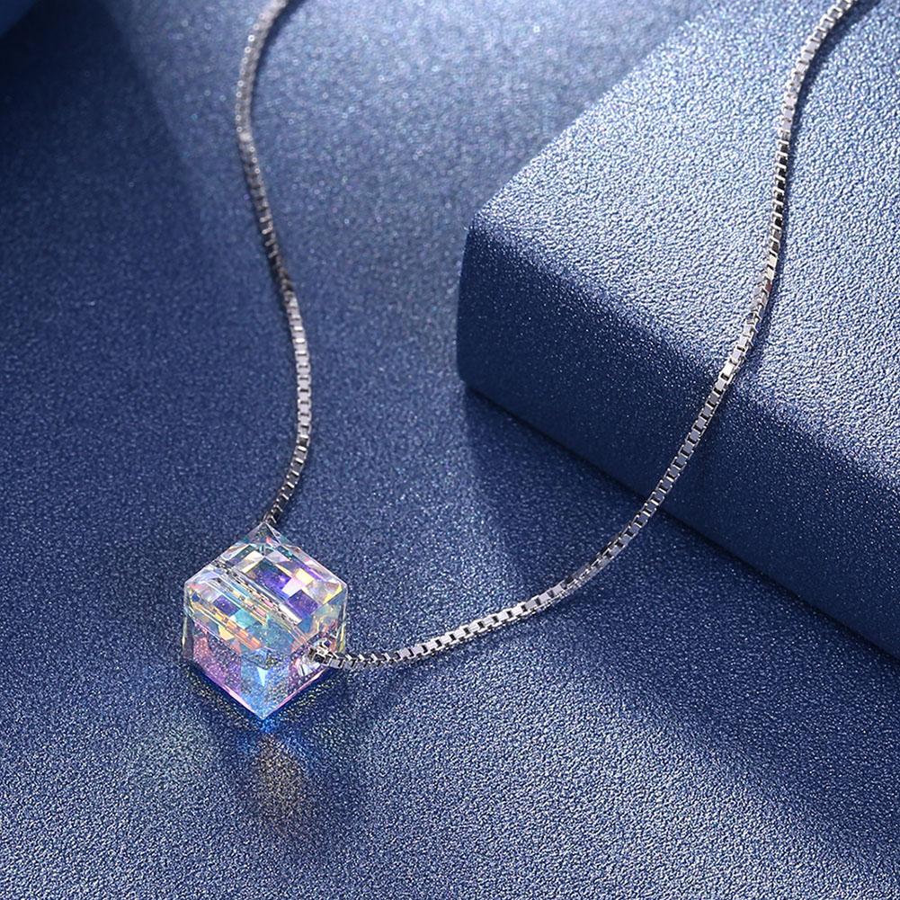 Sterling Silver Aurora Borealis Elements Necklace- Two Options