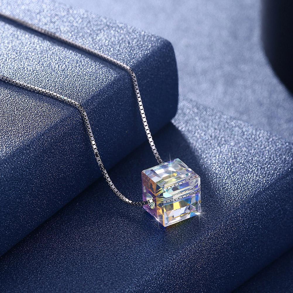 Sterling Silver Aurora Borealis Elements Necklace- Two Options