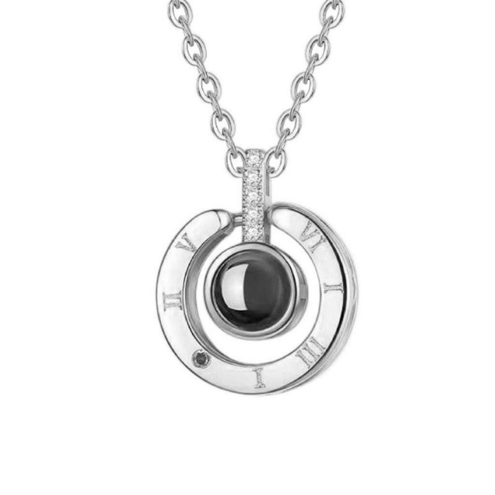 Hot Rose Gold&Silver 100 languages I love you